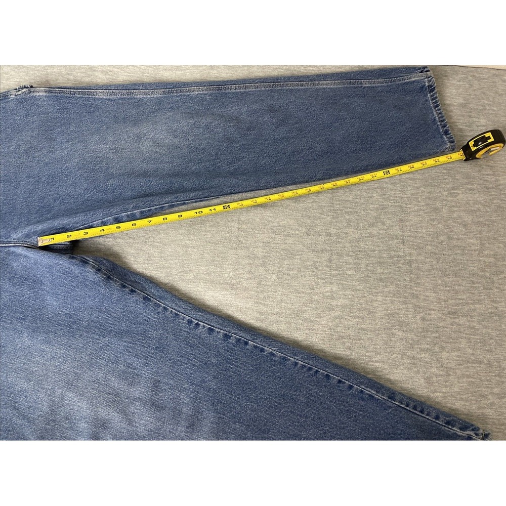 Vintage Dickies Carpenter Y2K Dickies Denim Blue Jeans Logo Men's Size 36x30 - Picture 9 of 11
